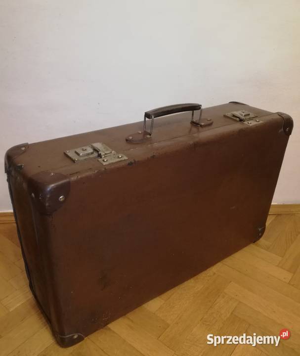 Stara tekturowa walizka lata 60te XX w sprzedam