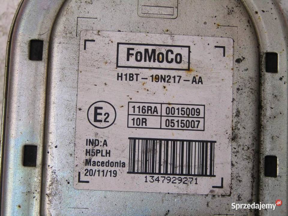 SYRENA ALARMU FORD FIESTA MK8 HB H1BT19N217AA osobowe