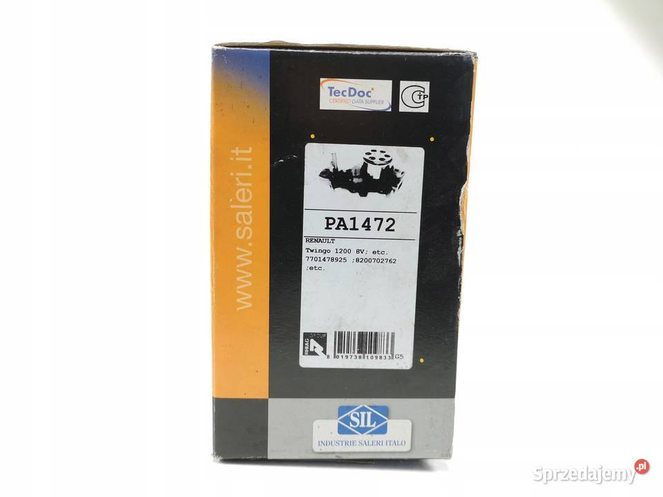 POMPA WODY SALERI SIL RENAULT TWINGO II 12 osobowe