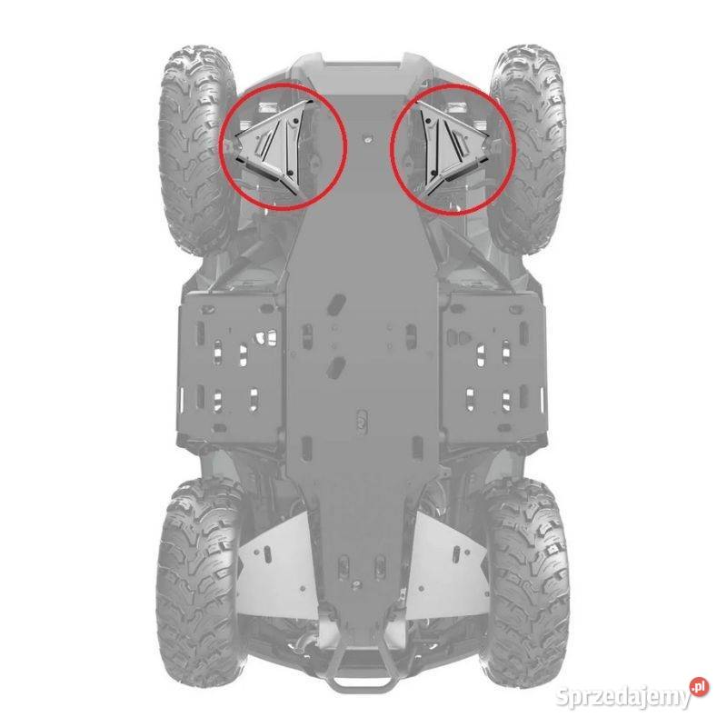 Przednie aluminiowe osłony wahaczy CanAm Nowy Sącz