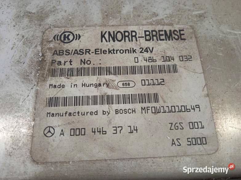 STEROWNIK SILNIKA 0486104032 MercedesECONIC Rok produkcji 1999 świętokrzyskie