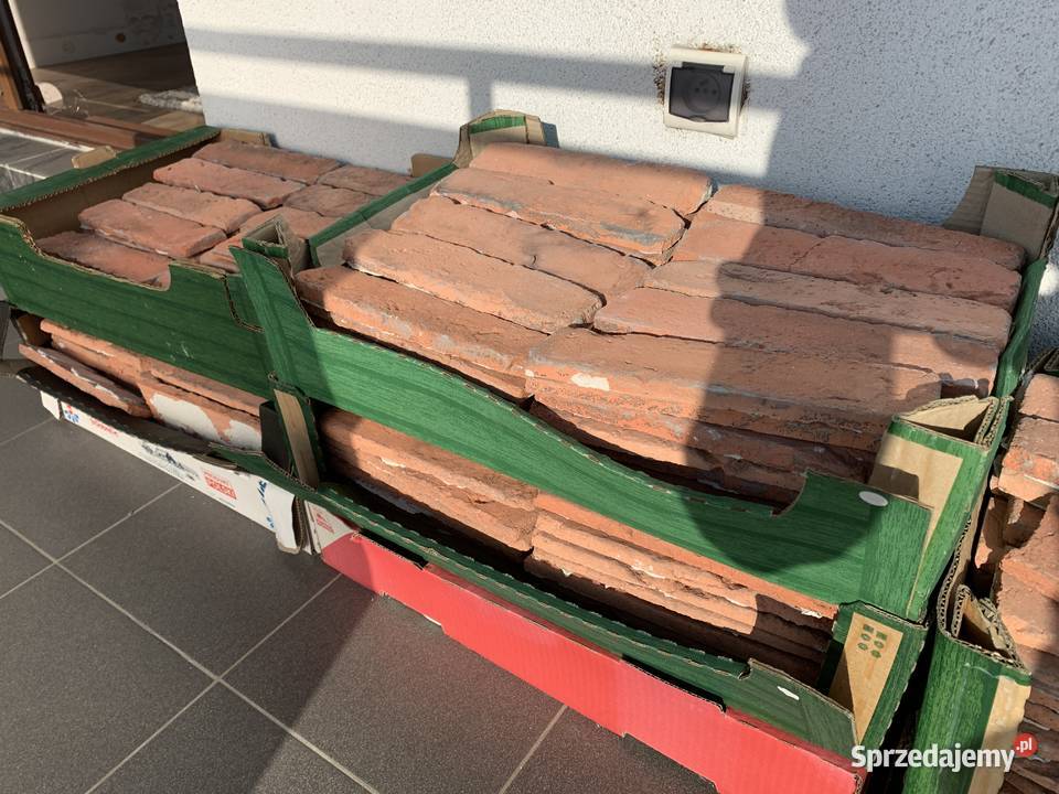 naturalna stara CEGŁA elkamino płytki z Warszawa sprzedam