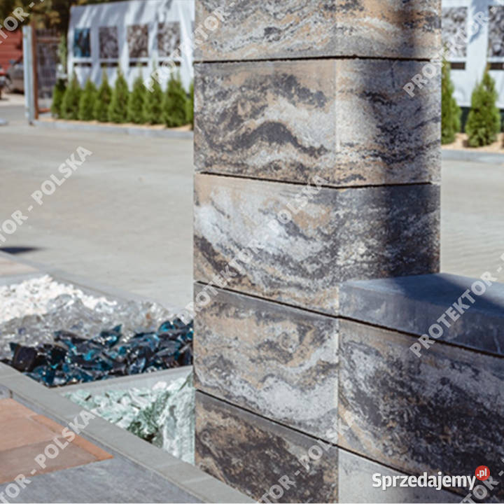 Pustak ogrodzeniowy 50x20 betonowy mur płot Łódź