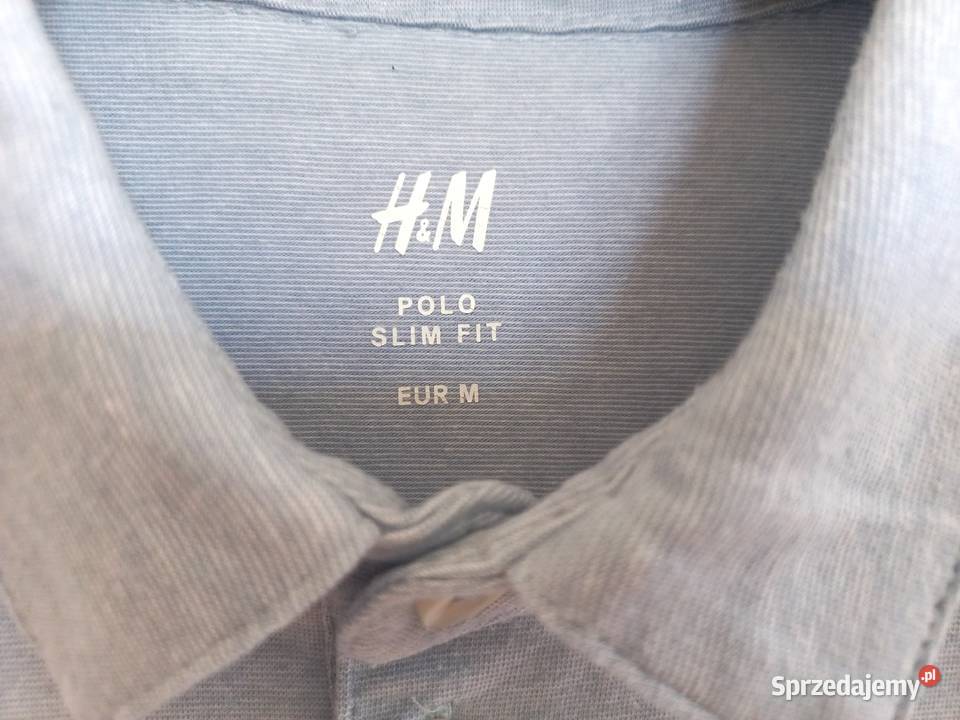 koszulka męska POLO niebieska melanż r M Slim podlaskie Białystok