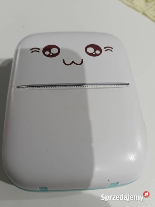 Drukarka termiczna do zdjęć etykiet plus kabel