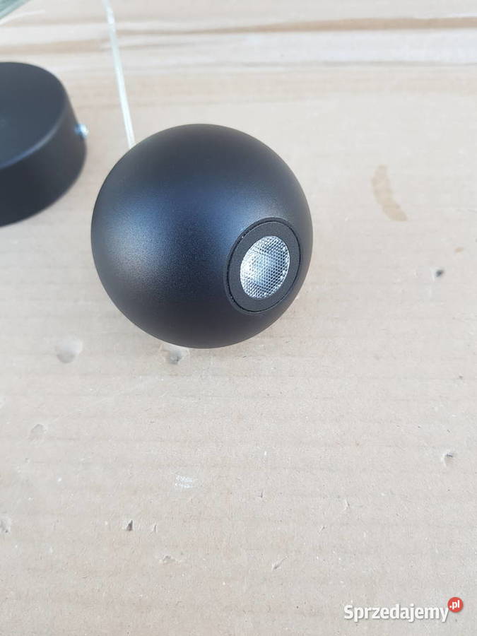 Lampa wisząca KULKA KULA MINI LED czarna lustrze