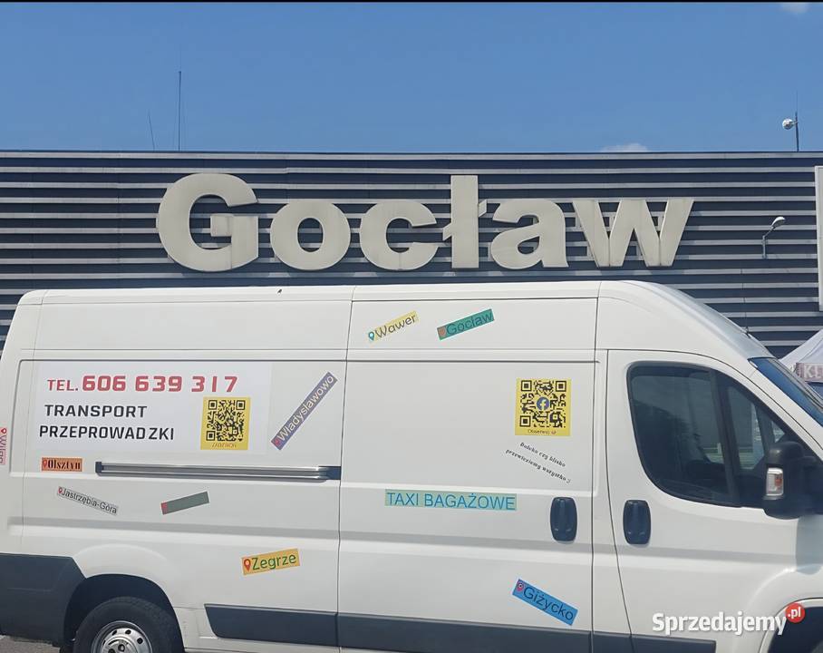 Usługi transportowe Taxi Bagażowe Przeprowadzki