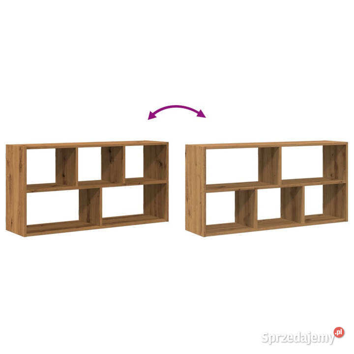 Półka ścienna dąb artisian 100x25x50 WM853280 Półki Warszawa