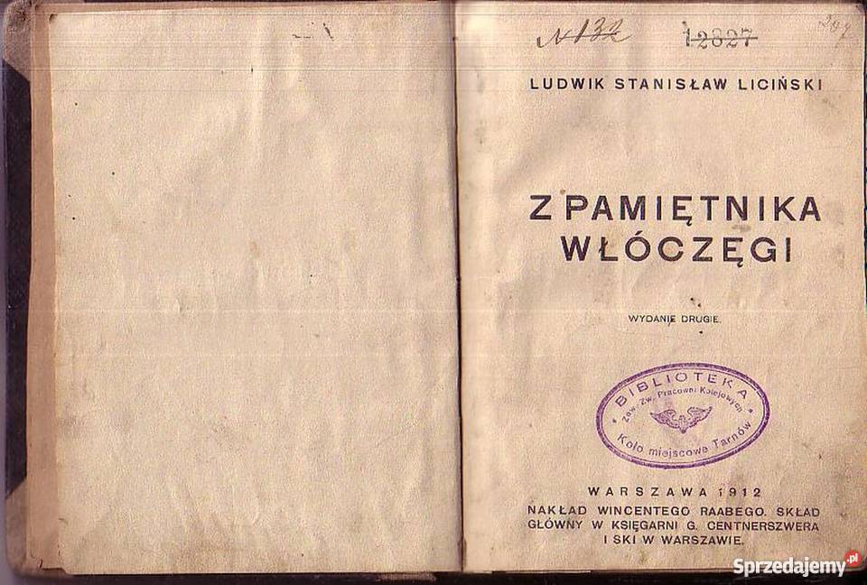 0922 Z PAMIĘTNIKA WŁÓCZĘGI LUDWIK STANISŁAW Czyrna