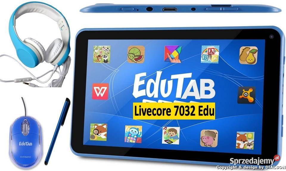 Tablet Edukacyjny Dzieci OVERMAX EDUTAB Multiset