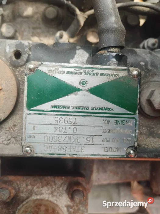 Silnik Yanmar 3tne68ac 3 cylindry diesel koparka Tarnów sprzedam