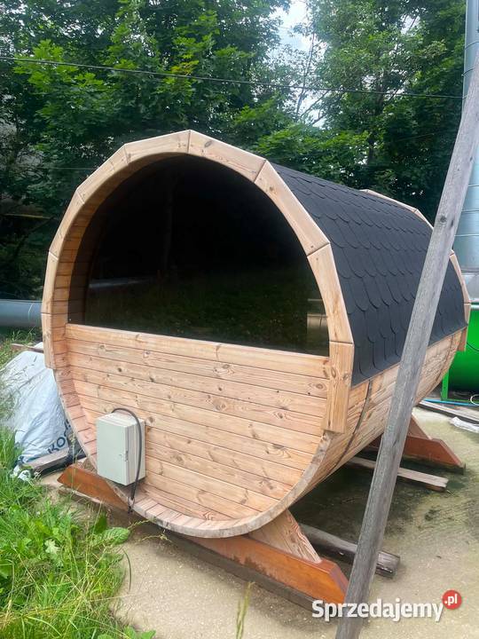 Ręki Sauna ogrodowa 25 m z piecem elektrycznym