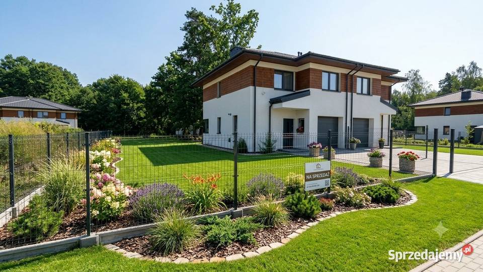 Nowoczesny dom lasu Bezpośrednio mazowieckie Grodzisk Mazowiecki