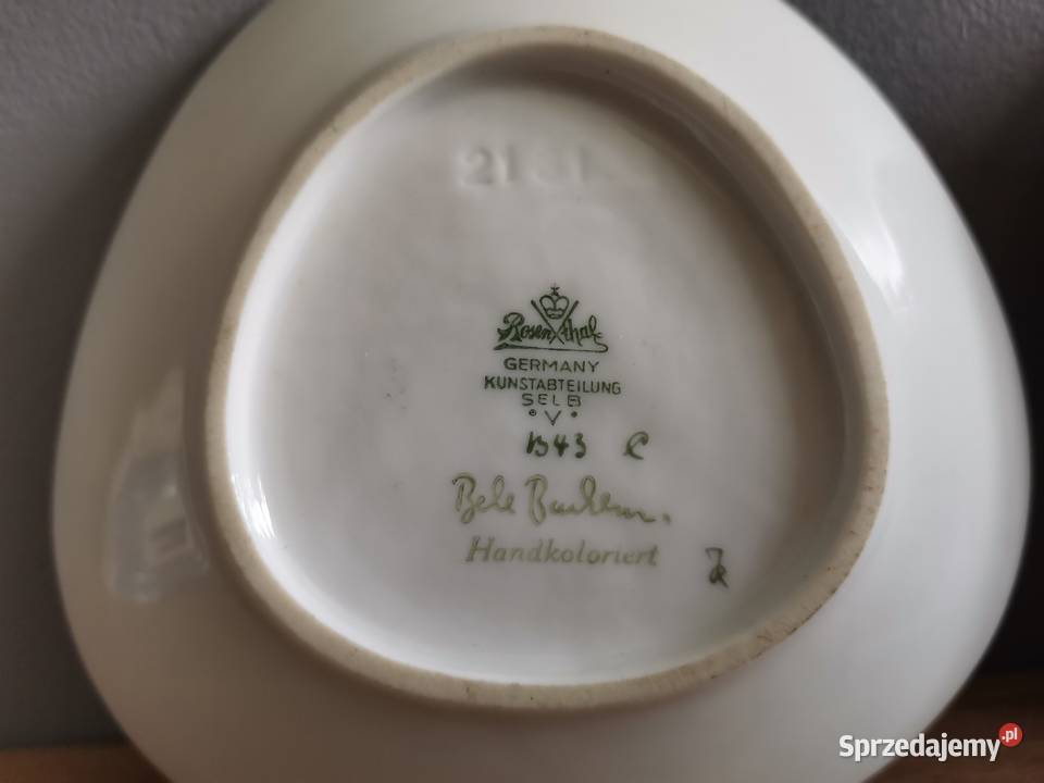 Stara porcelana Rosenthal 2 talerzyki miseczki śląskie Siemianowice Śląskie