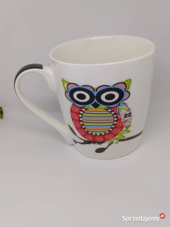 Kubki porcelanowe z sowami Radom