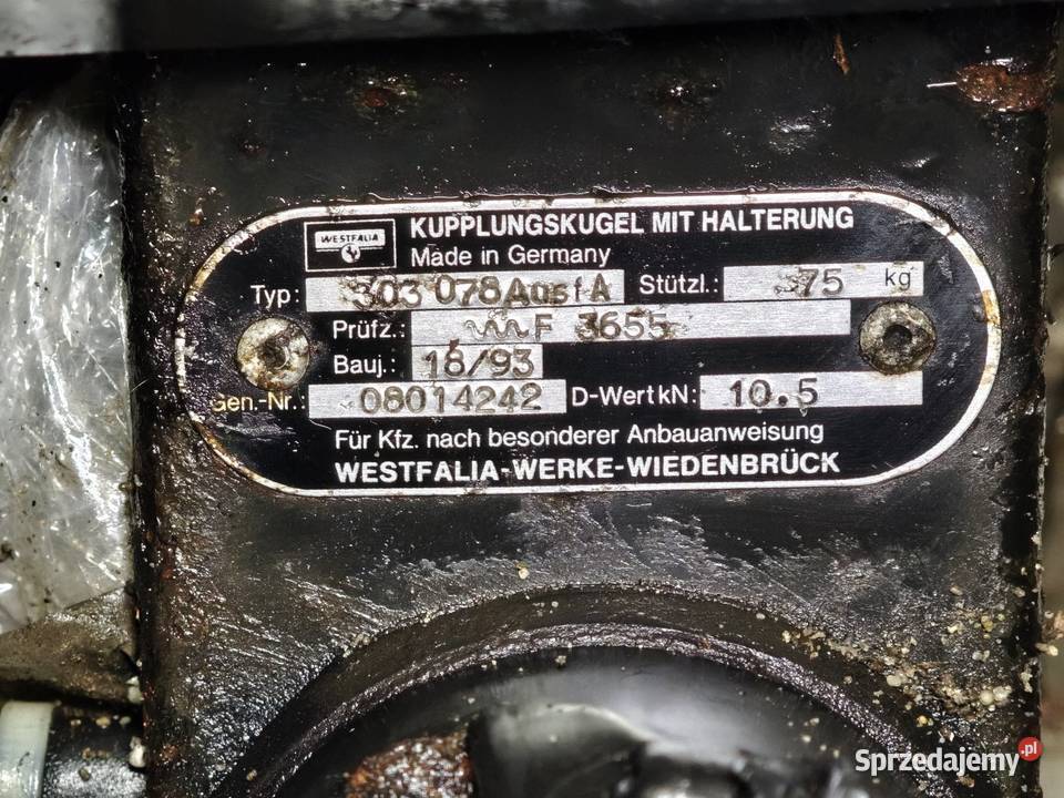 Hak holowniczy BMW E34 sedan kombi Żory