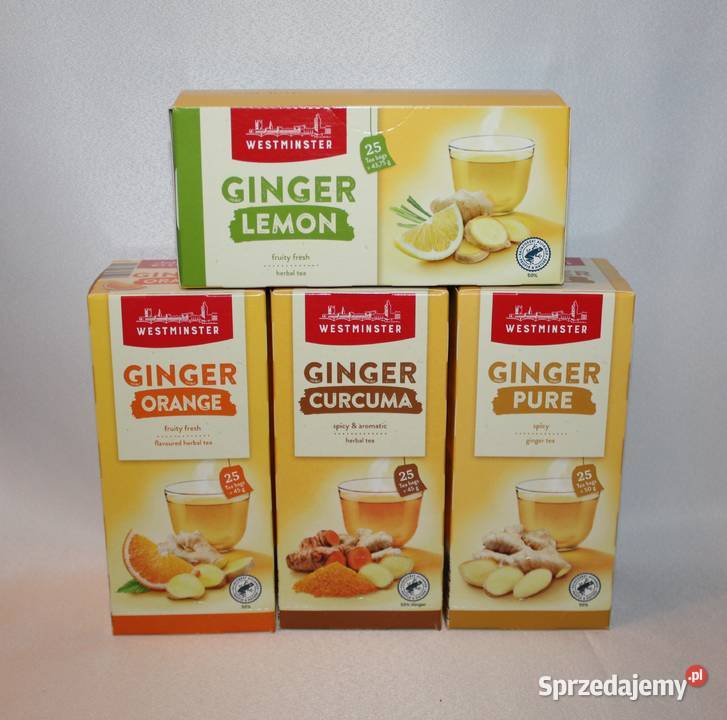 Westminster herbata imbirowa z cytryną kurkumą