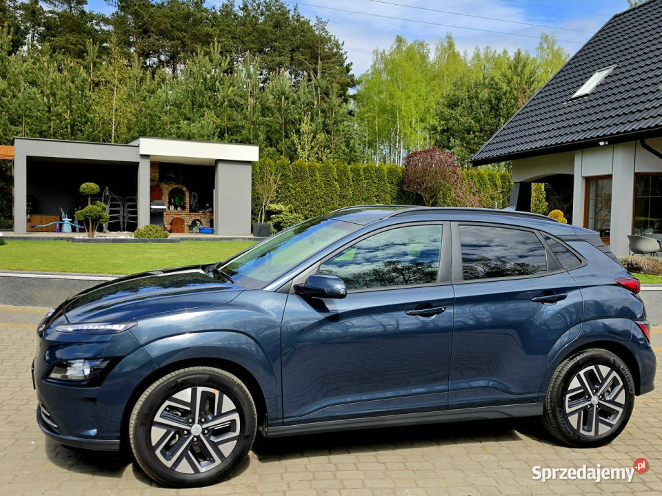 Hyundai Kona Electric 39kWh Premium Iwłaściciel światła przeciwmgielne Skępe sprzedam