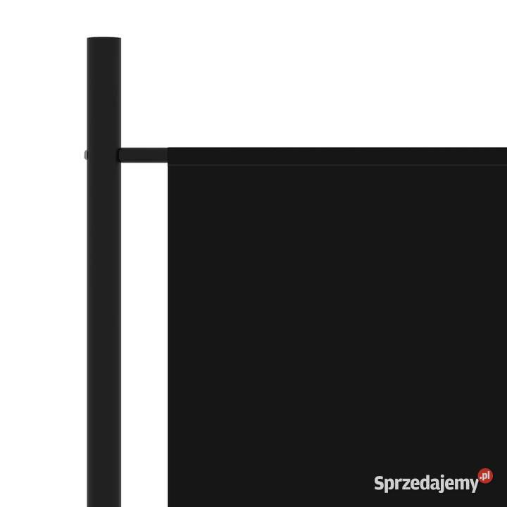 Parawan pokojowy czarny 175 x 180 tkanina320738 Warszawa