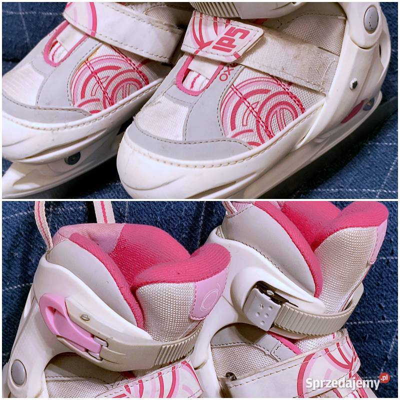 OXELO łyżwy dziecięce regulowane rozmiar 3235 sprzedam