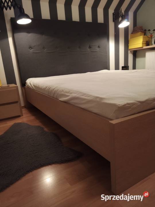 Oddam łóżko 2osobowe z zagłówkiem Kraków