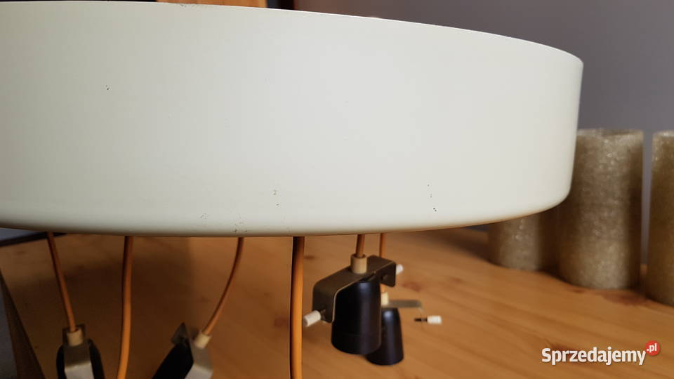 Stara lampa wisząca żyrandol lata 6070 Dąbrowa Górnicza