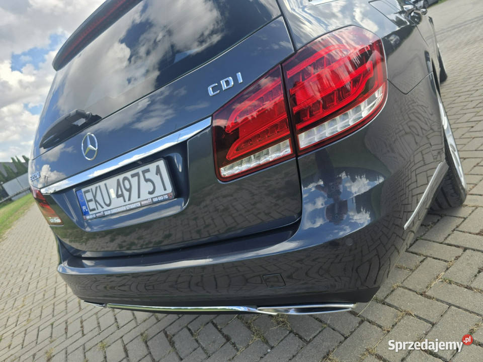 Mercedes E 220 22CDTI światła do jazdy dziennej Motoryzacja łódzkie Kutno