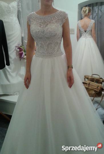 suknia ślubna Rossa kolor Ivory 3638 Rozmiar 36(S)