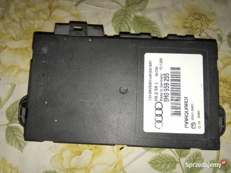 Audi a4 b6 cabrio sterowniki moduł ponoszenia Nowe Miasto Lubawskie