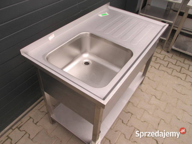 Zlew Gastronomiczny 1 Komorowy z półką 1207090 Ostrów Wielkopolski