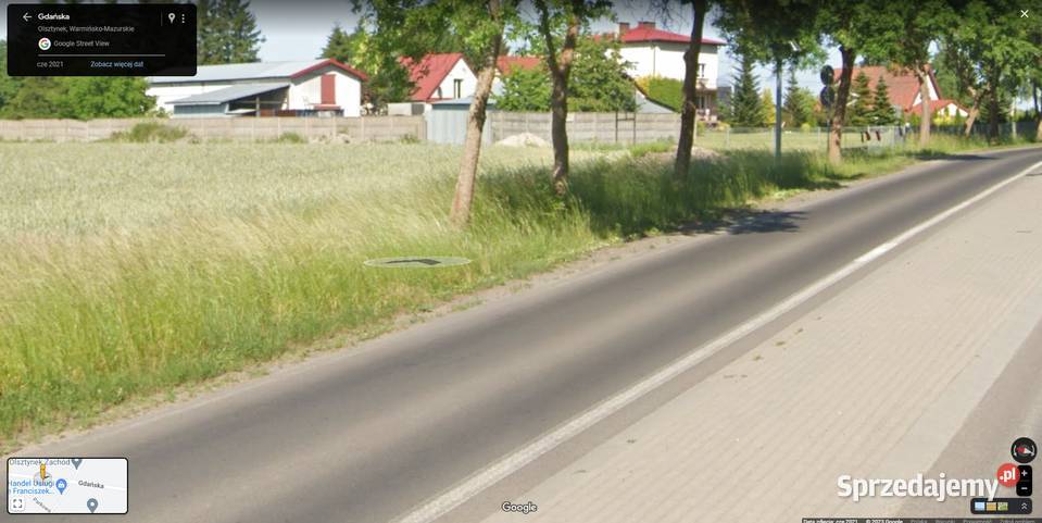 Ogrodzona utwardzona działka do wynajęcia Olsztynek