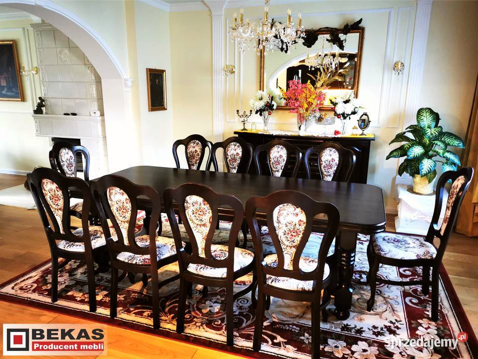 Klasyczny Elegancji Kredens 180 do Salonu Italia Góra Kalwaria