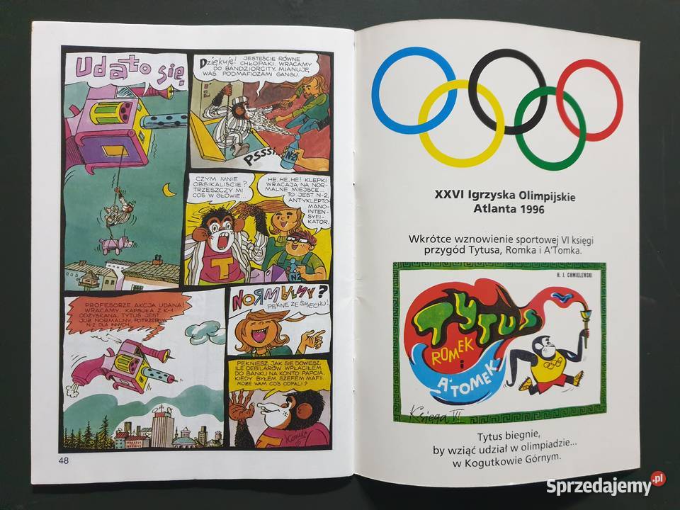Tytus Romek i ATomek księga XXII wyd1 1996 Polskie Kultura i Rozrywka Gdynia
