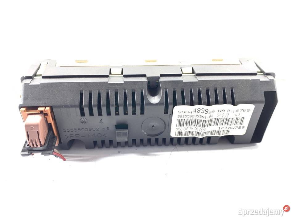 WYŚWIETLACZ PEUGEOT 207 9664483980 0615 EKRAN