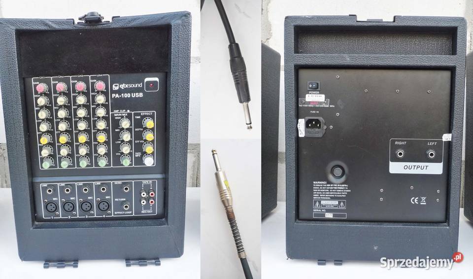 System estradowy Skaytec PA100 USB mikser 2x300W Godziesze Wielkie sprzedam