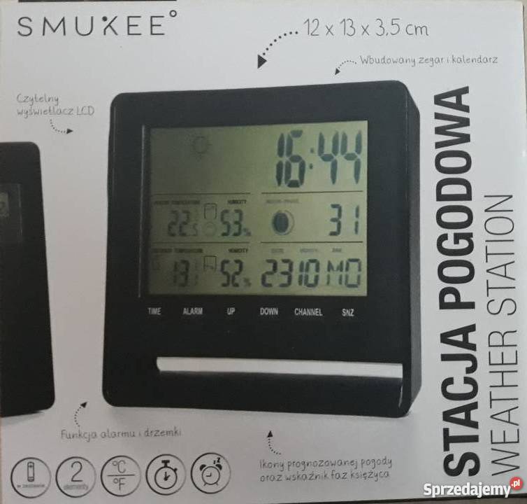 BEZPRZEWODOWA STACJA POGODOWA SMUKEE Rzeszów sprzedam