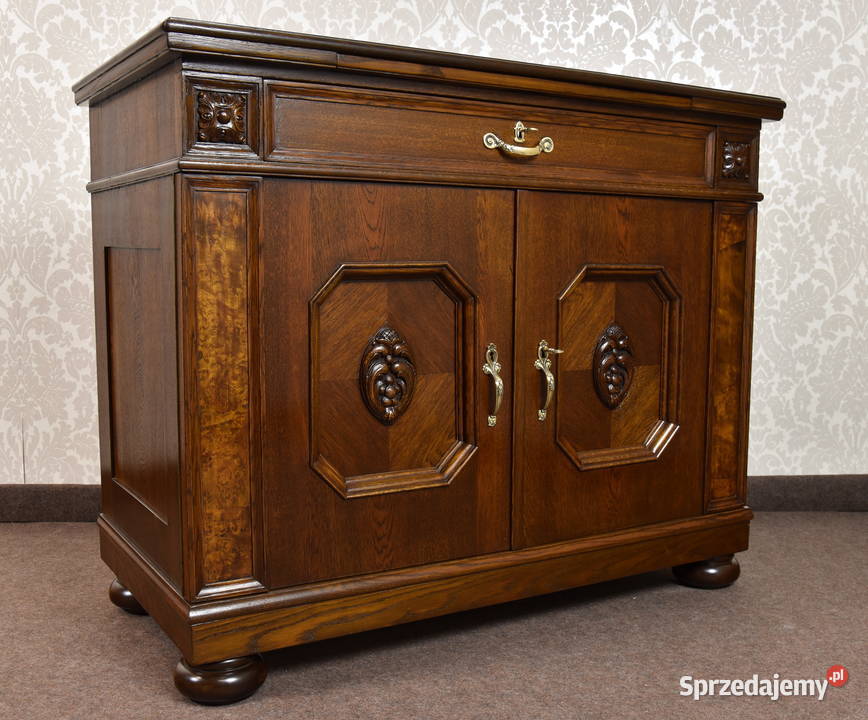 Komoda międzywojenna antyk stara lata 20 stylowa Meble Swarzędz