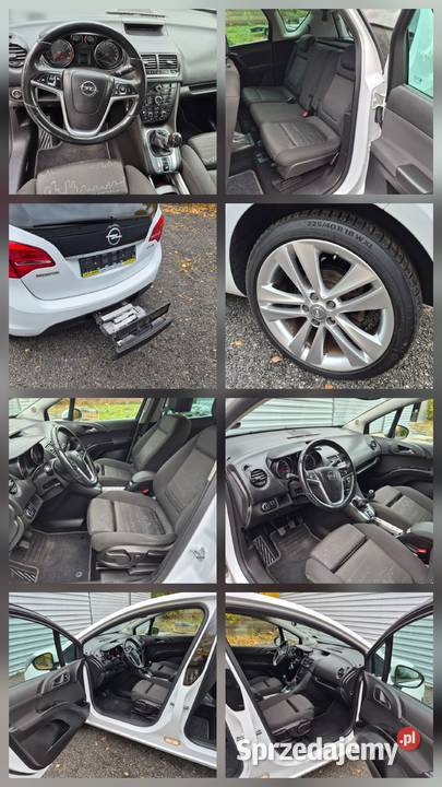 Opel Meriva 14benz 120 Bagażnikiem rowerowym biały
