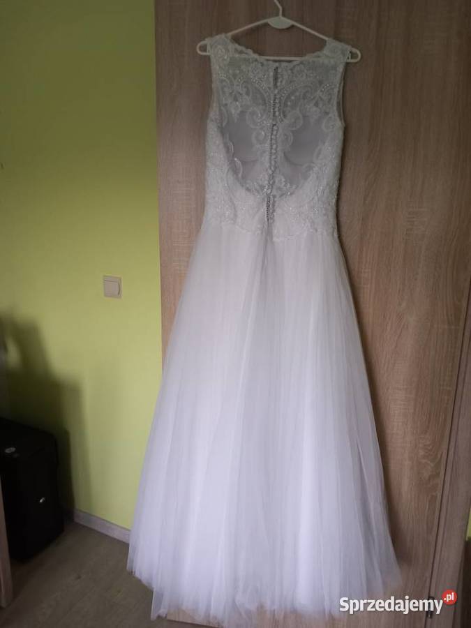 SUKNIA ŚLUBNA 36 38 Rozmiar 38(M) podkarpackie Dębica sprzedam