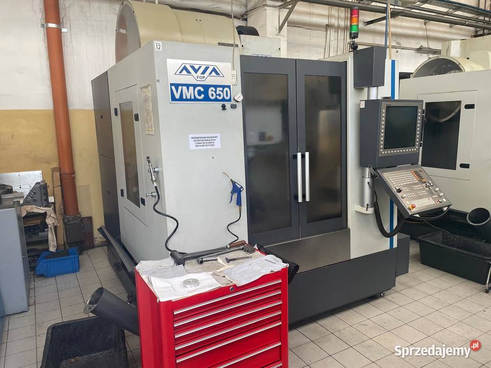 pionowe centrum obróbcze Avia VMC 650 Bydgoszcz sprzedam