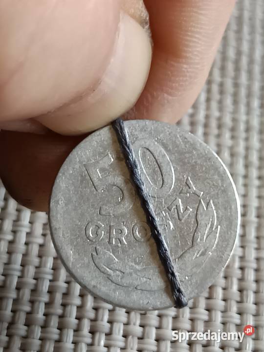Sprzedam monete 50 gr 1949 r mala skretka Chełm
