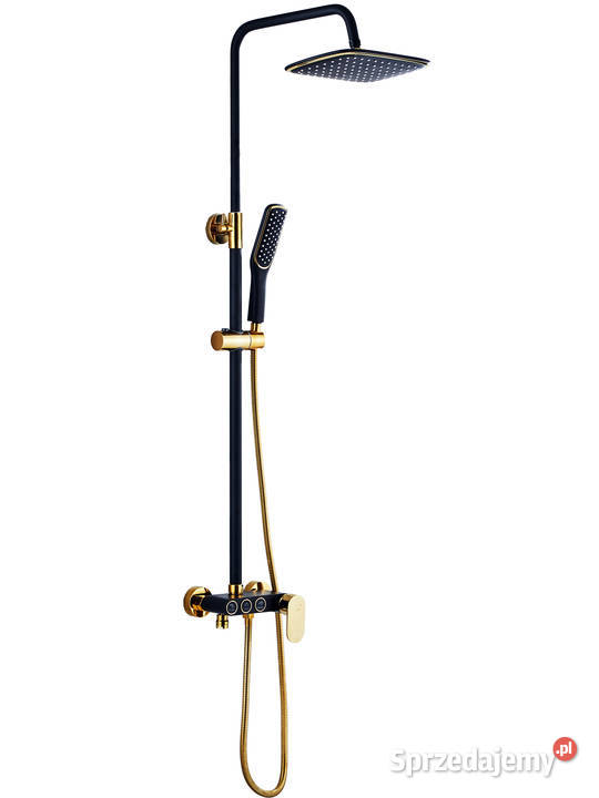 Deszczownica regulowana 170200 mosiądz czarno