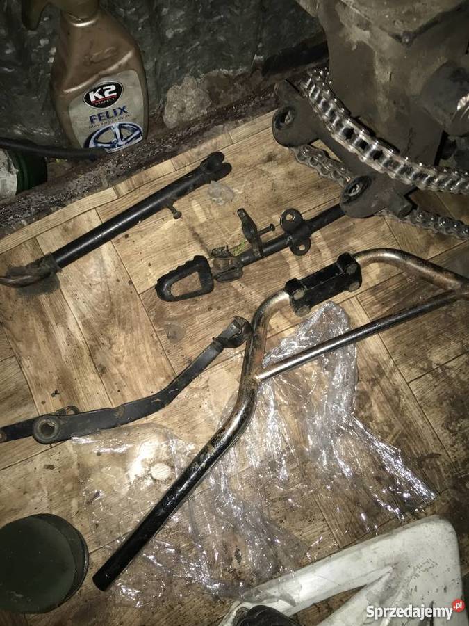 cross 250 loncin części rama koła KXD 125 lifan Skrzynia biegów bezstopniowa Łoźnica