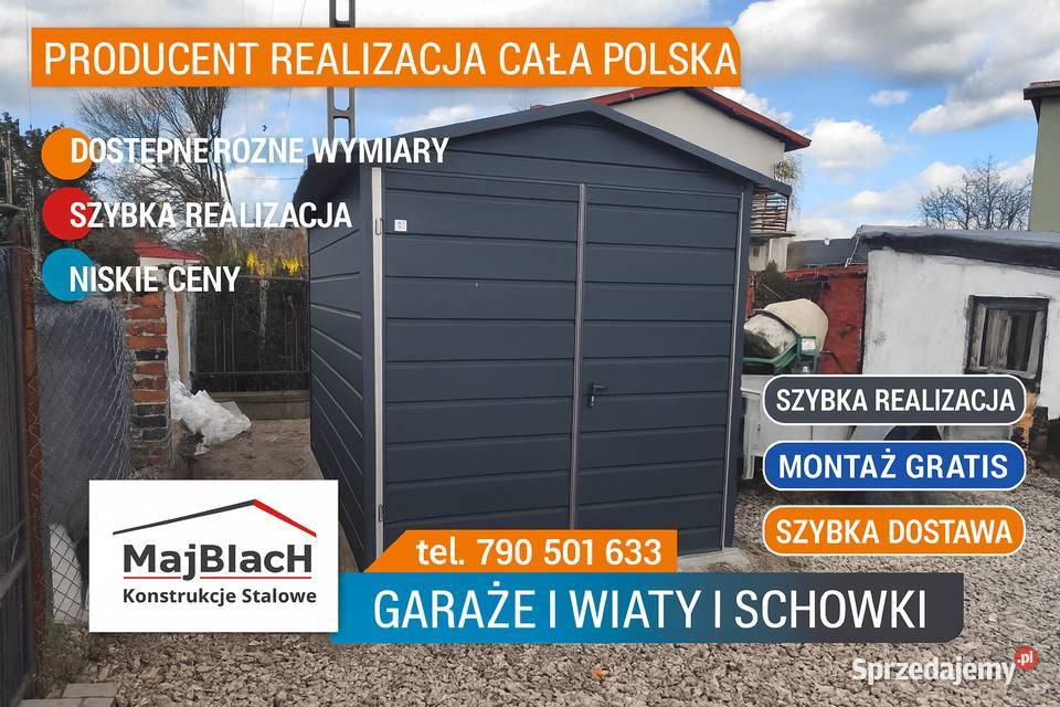 Wiatka do ogrodu Mały Garaż Blaszany Schowek Bolesławiec sprzedam
