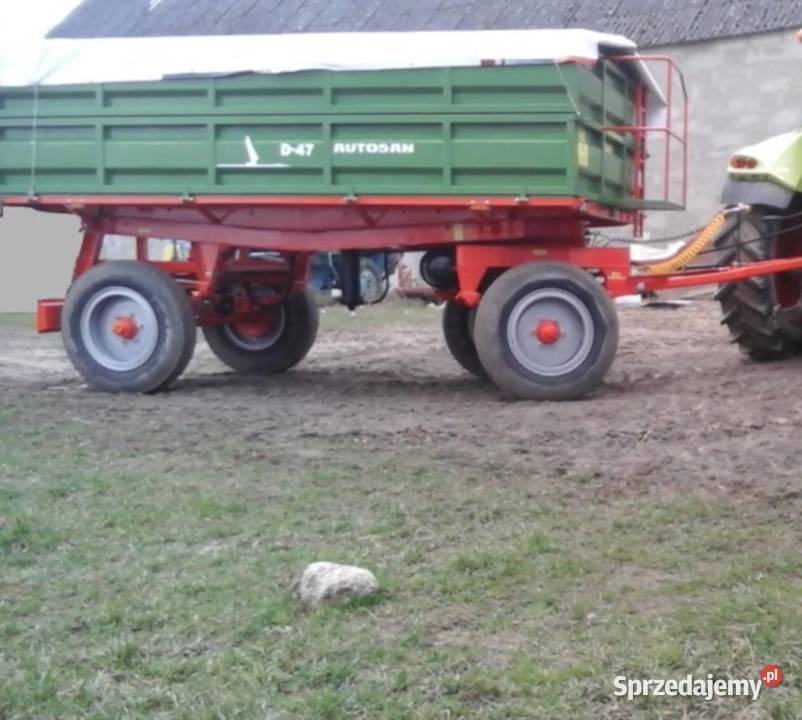 Przyczepa rolnicza Autosan D47 wywrot na 3 sprzedam