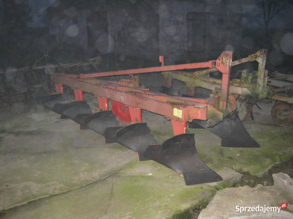 Pług Agpil 5 skibowy lubelskie Dobryniów-Kolonia