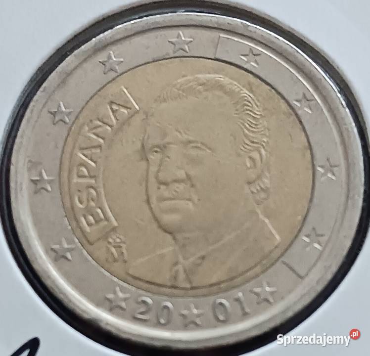 2 Euro Hiszpania 2001 r Konin sprzedam