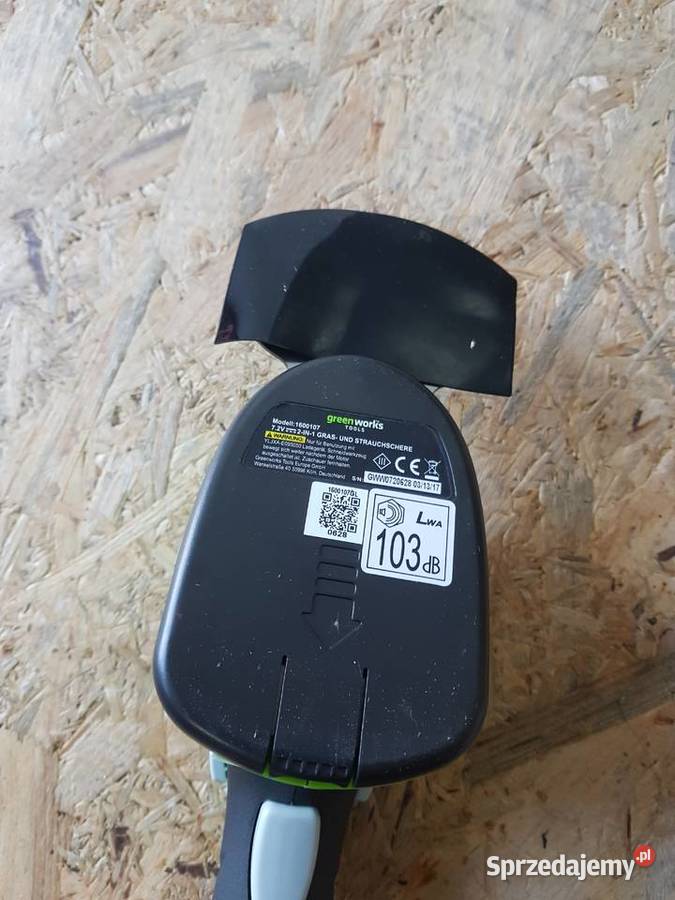 Nożyce akumulatorowe Do trawy krzewów 72 volt Głogowa sprzedam