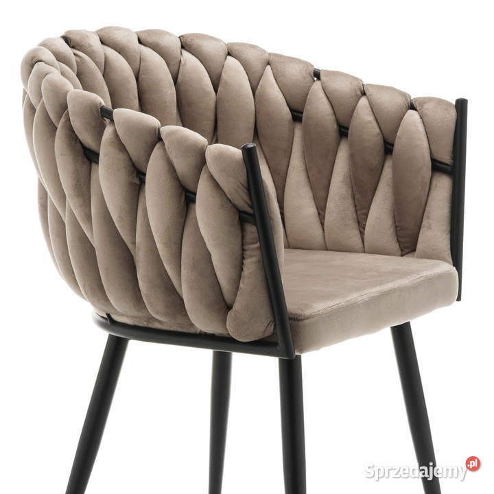 Ceimnobeżowe Krzesło Latina Wysyłka 24H Dostawa Tarchały Małe