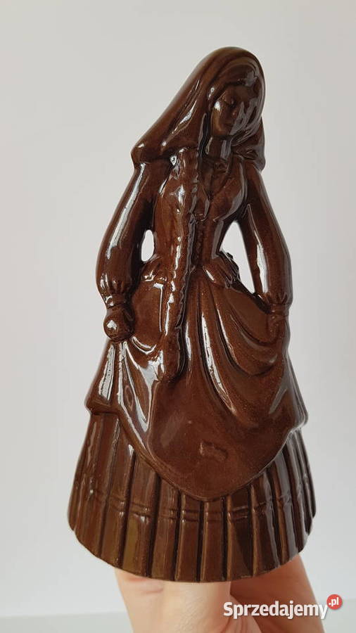 Stara ceramiczna figurka kobiety dziewczyny Dąbrowa Górnicza